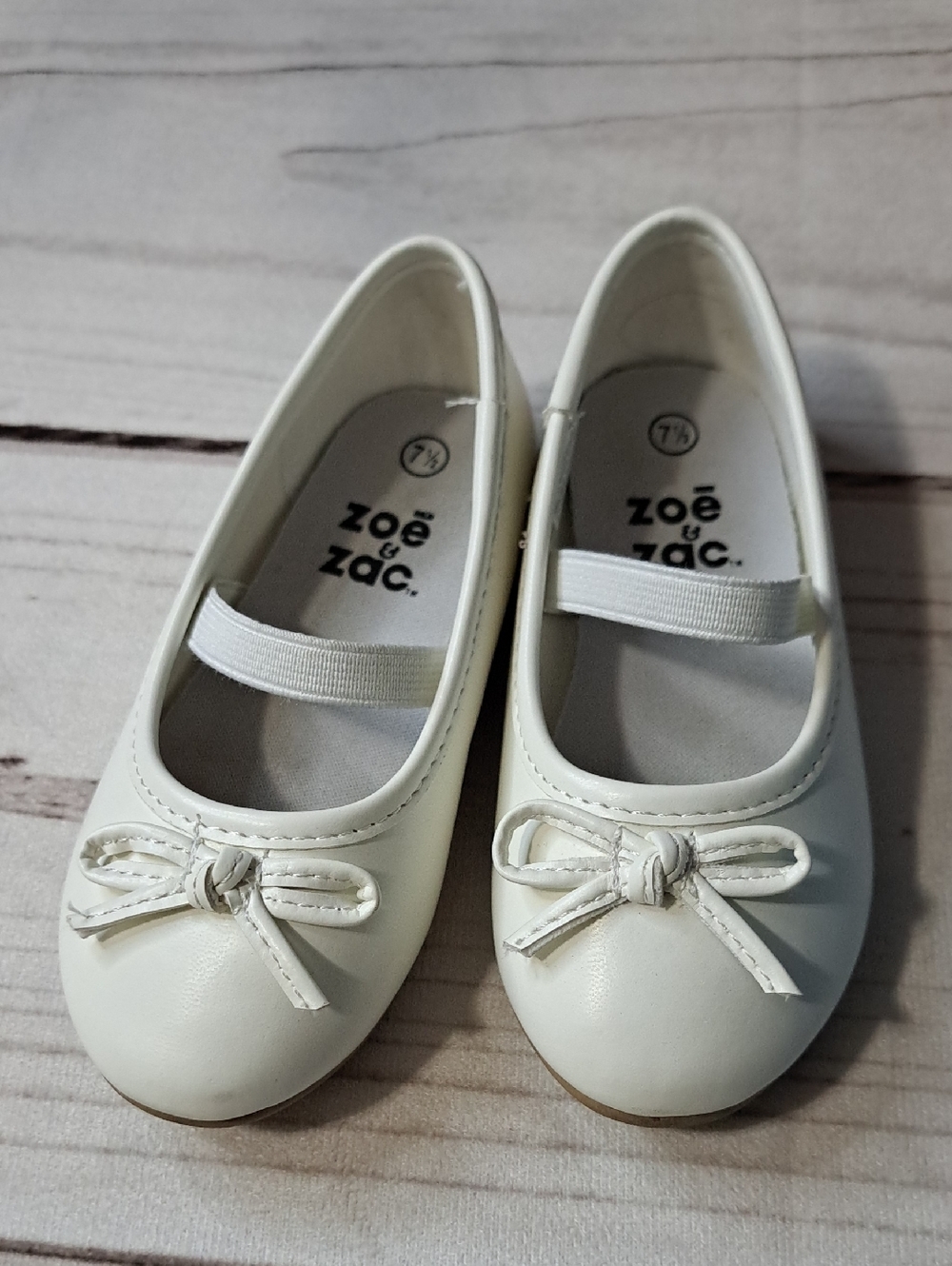 Zoe & Zac Girls' Mary Jane Ballet Flats Size 7.5